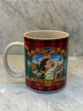 Rare Vintage 1992 Women Golfer Mug Ivan Doral Golf Classic Pelzman Designs